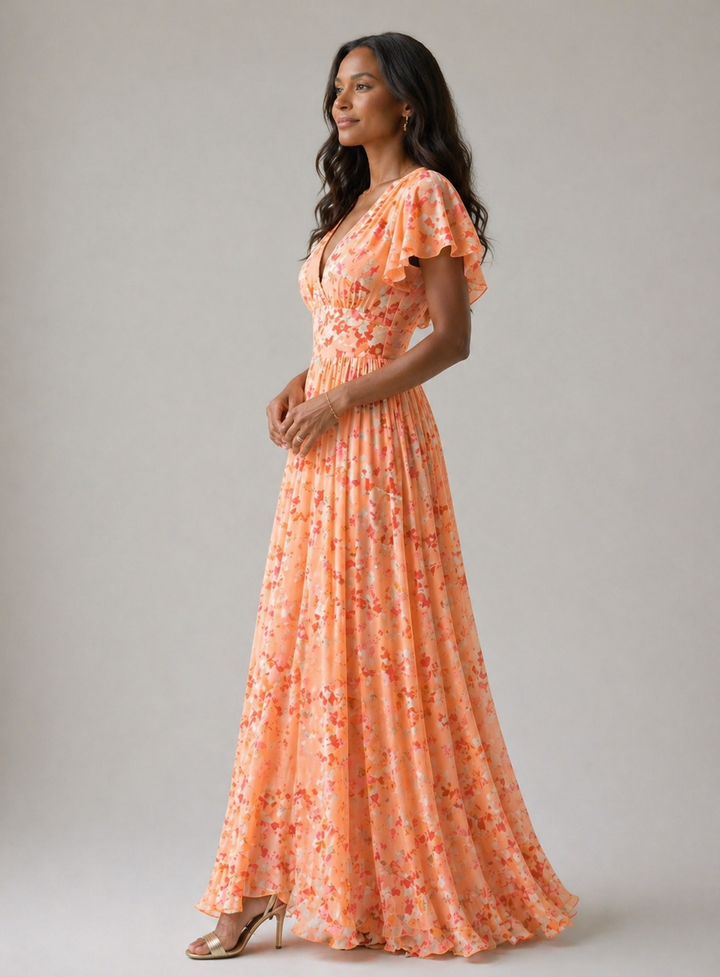 Glamorous Tummy-Flattering Dress