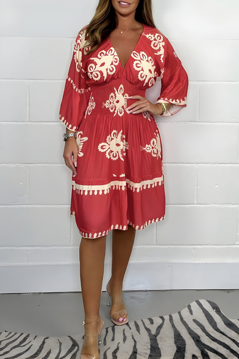 IVY™ | Boho Dress Midi Effortless Grace &amp; Style