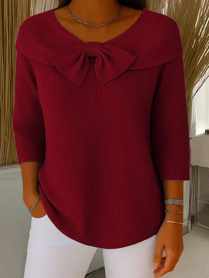 FLEUR | Elegant Top with Bow and Perfect Fit