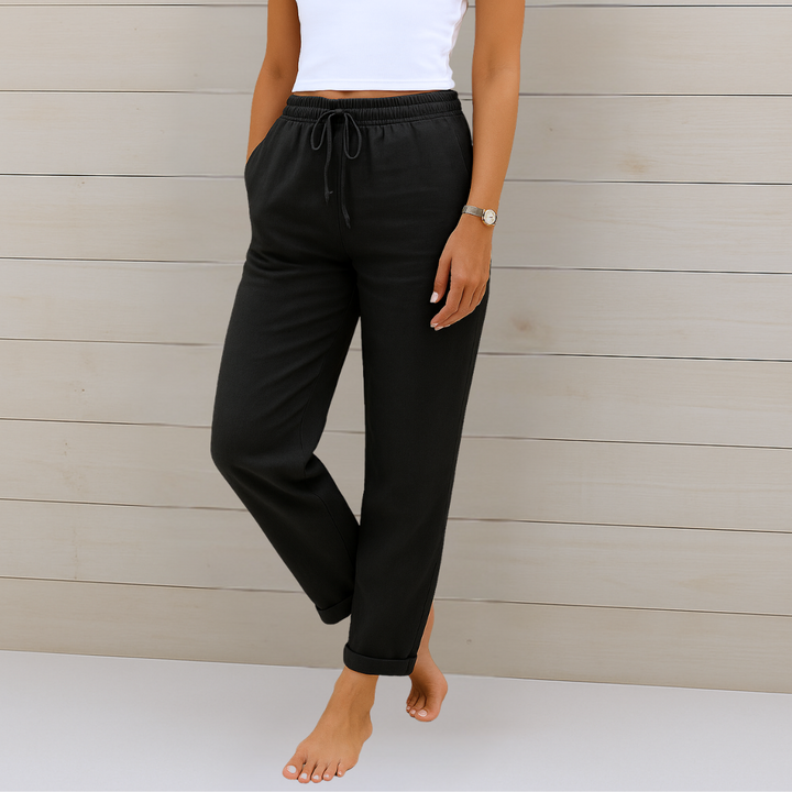 MAYLORA | Premium breathable linen stretch pants