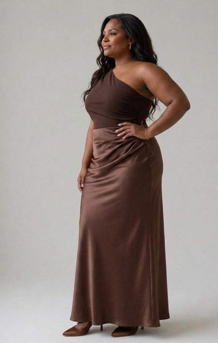 Satin Maxi Dress