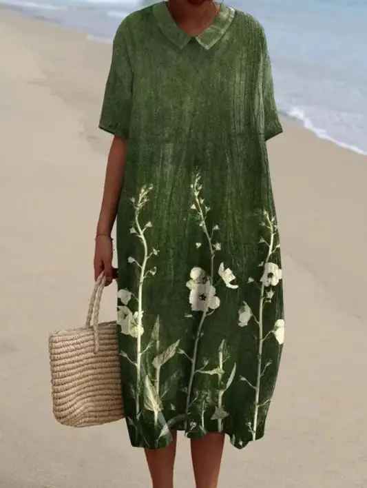 Lina - Vintage Floral Dress