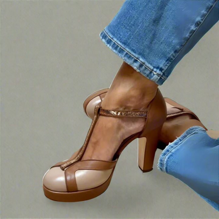 Niara™ | Elegant and Comfortable Heeled Sandals