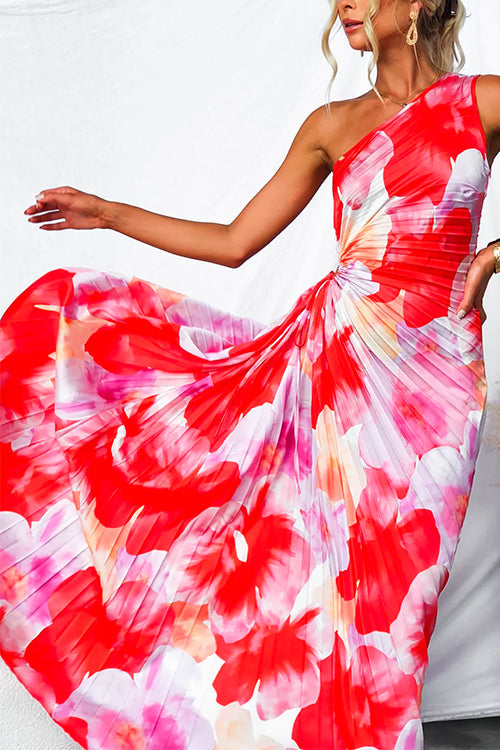 Vibrant Tropical Evening Dress