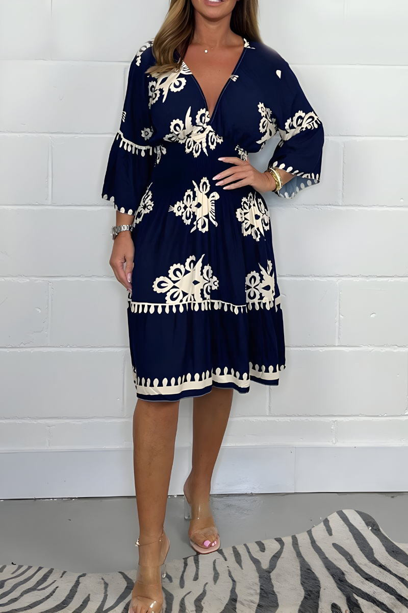 IVY™ | Boho Dress Midi Effortless Grace &amp; Style