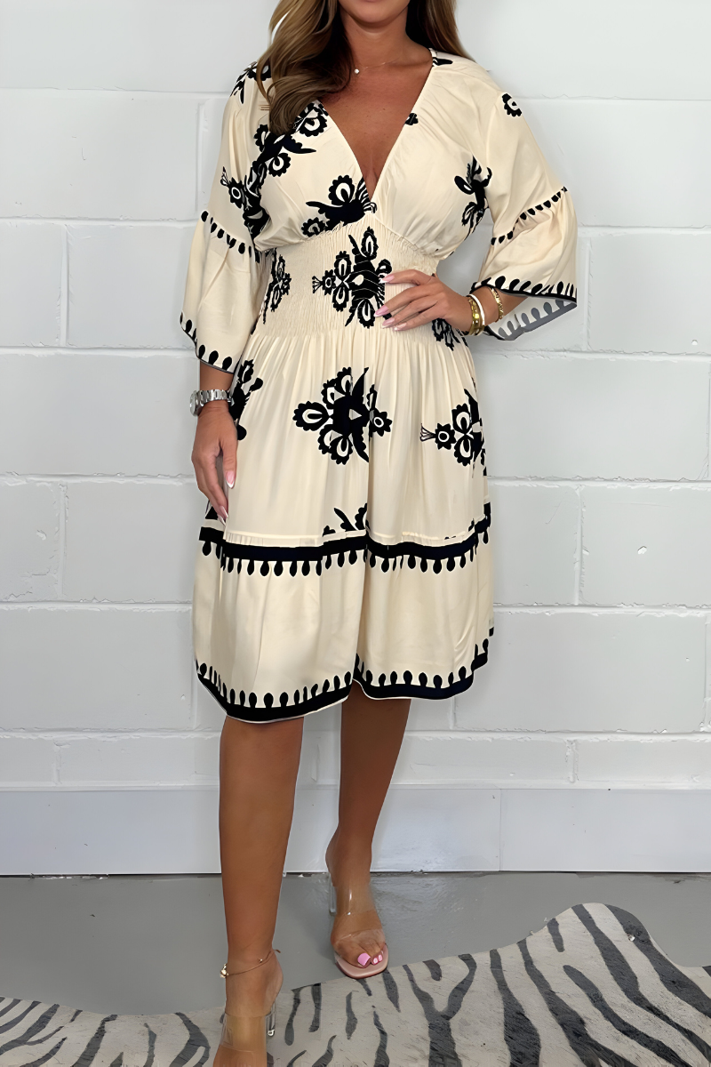 IVY™ | Boho Dress Midi Effortless Grace &amp; Style