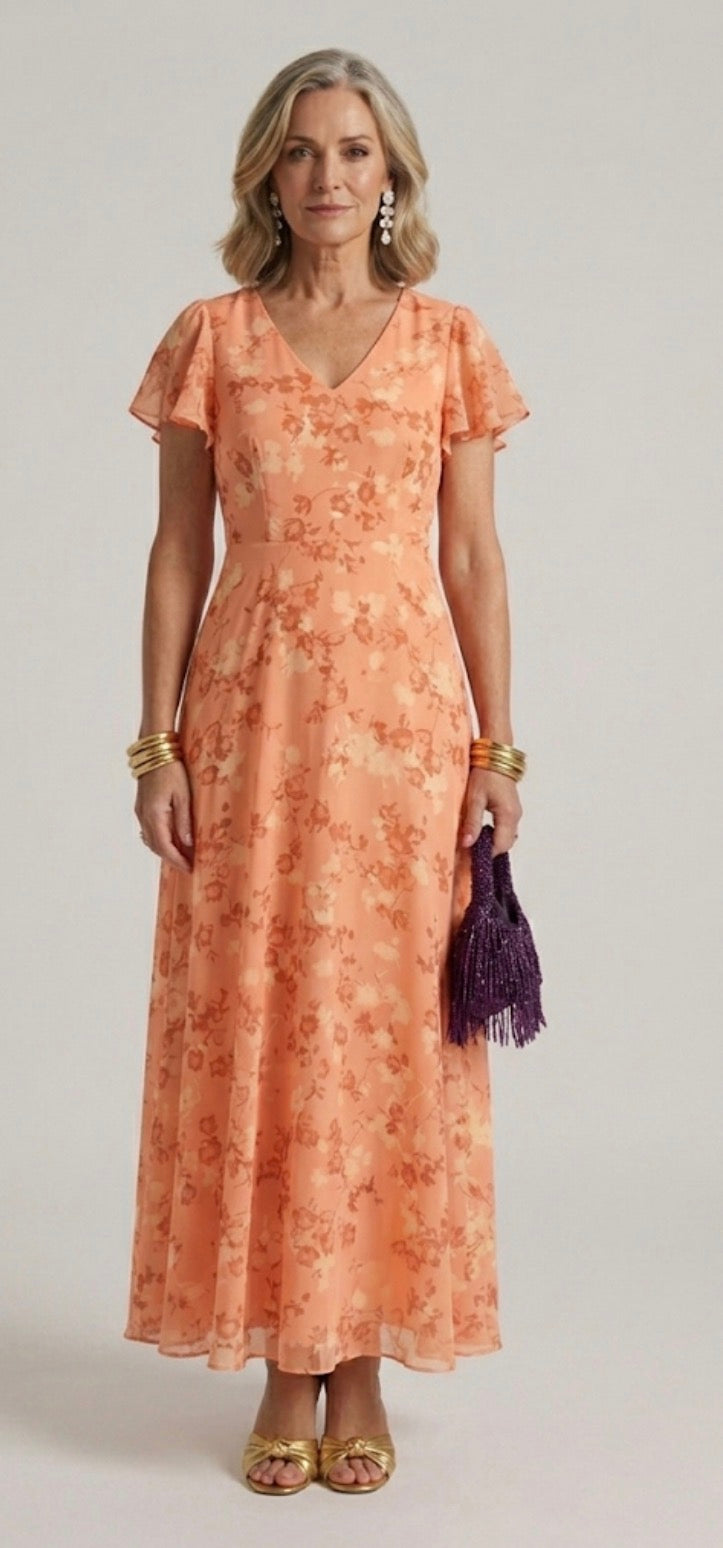 Glamorous Tummy-Flattering Dress