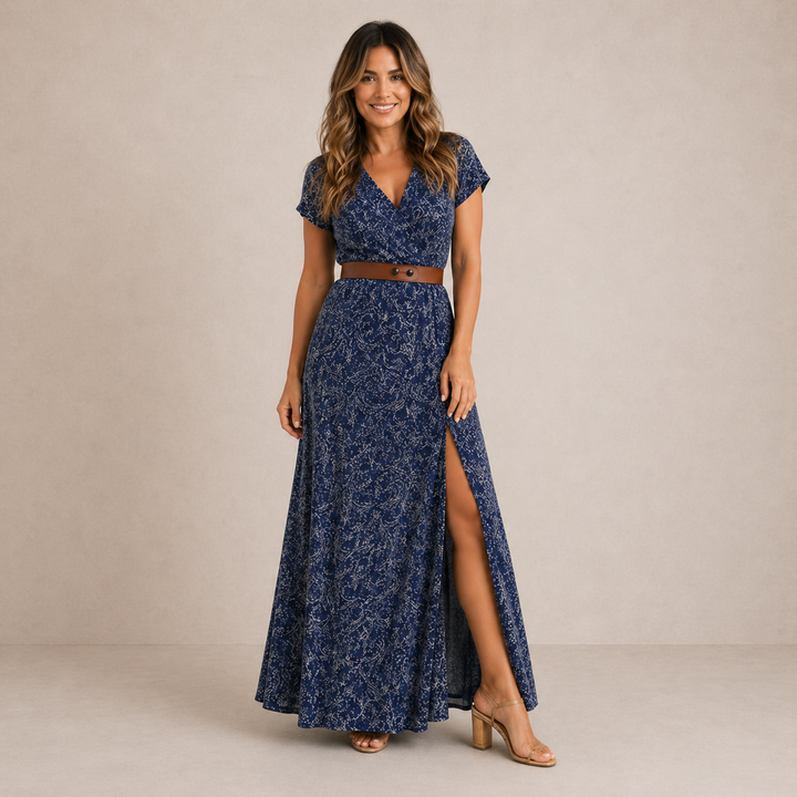 CASSIDY | Boho Floral Maxi Dress For Flowy Summer Style