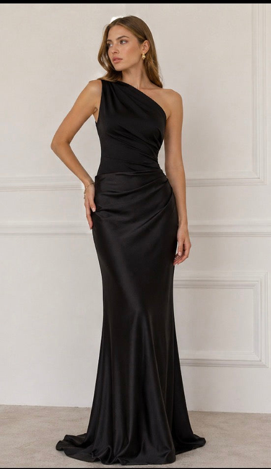 Satin Maxi Dress