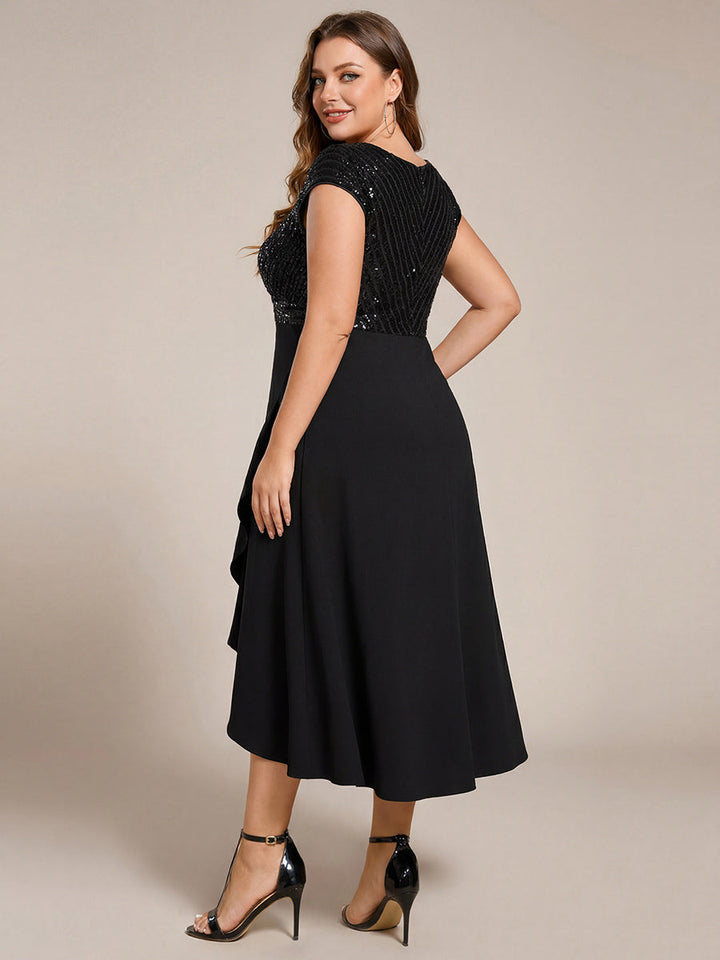 ever BAYLOR|A-Line V-Neck Wedding Guest Dress