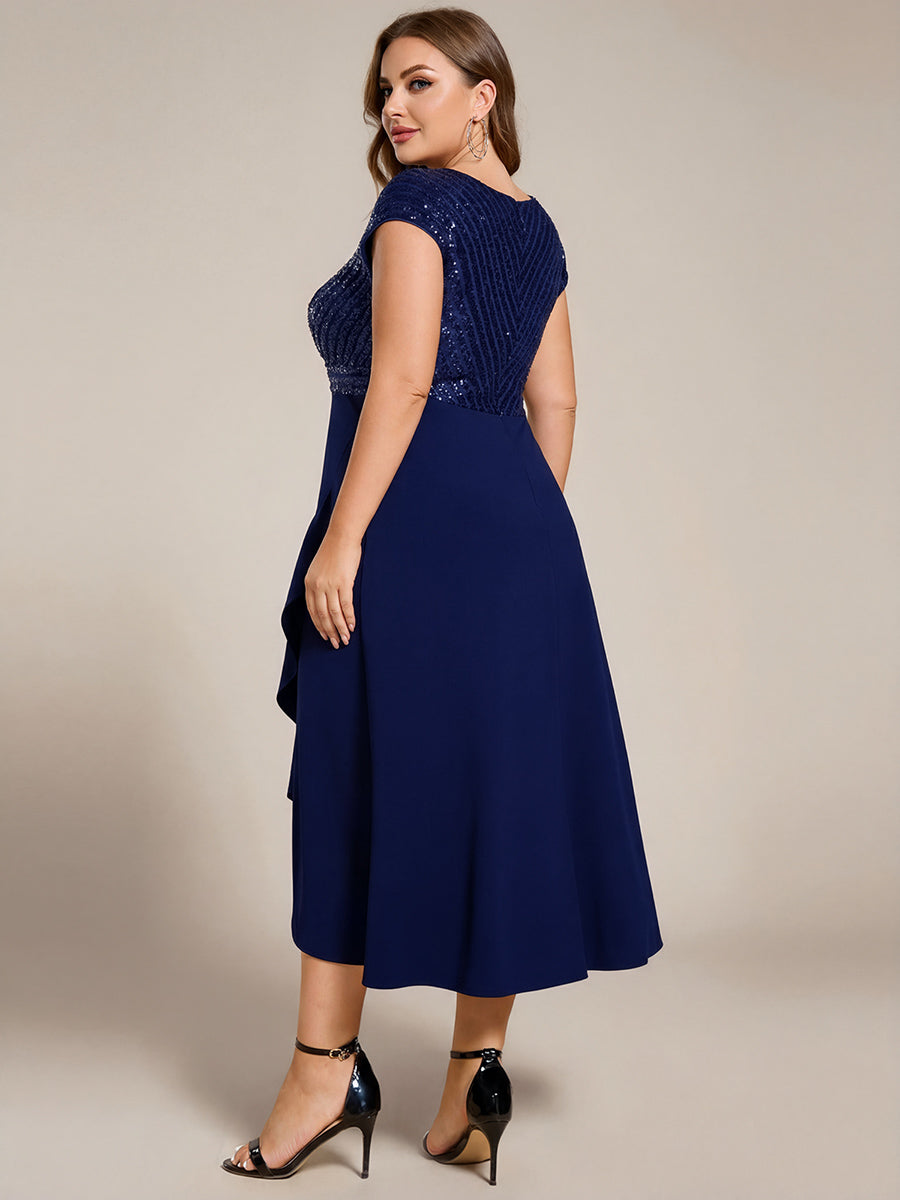 ever BAYLOR|A-Line V-Neck Wedding Guest Dress