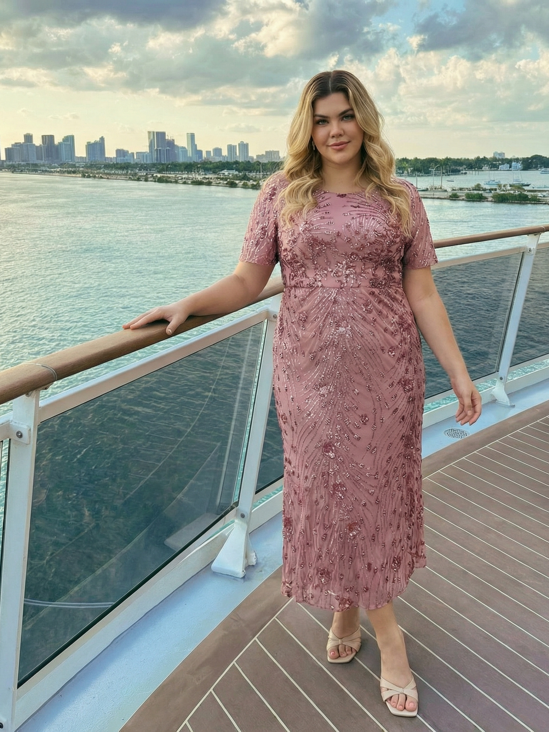 pretty HAYLEN|Plus Size Sequin Mermaid Formal Dress