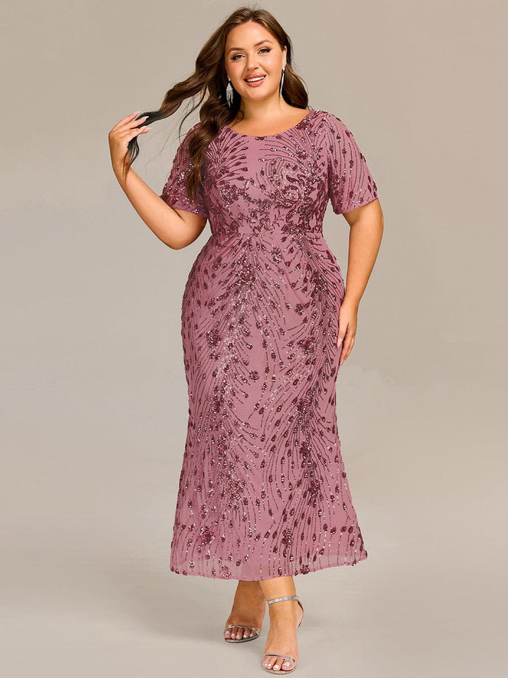 pretty HAYLEN|Plus Size Sequin Mermaid Formal Dress