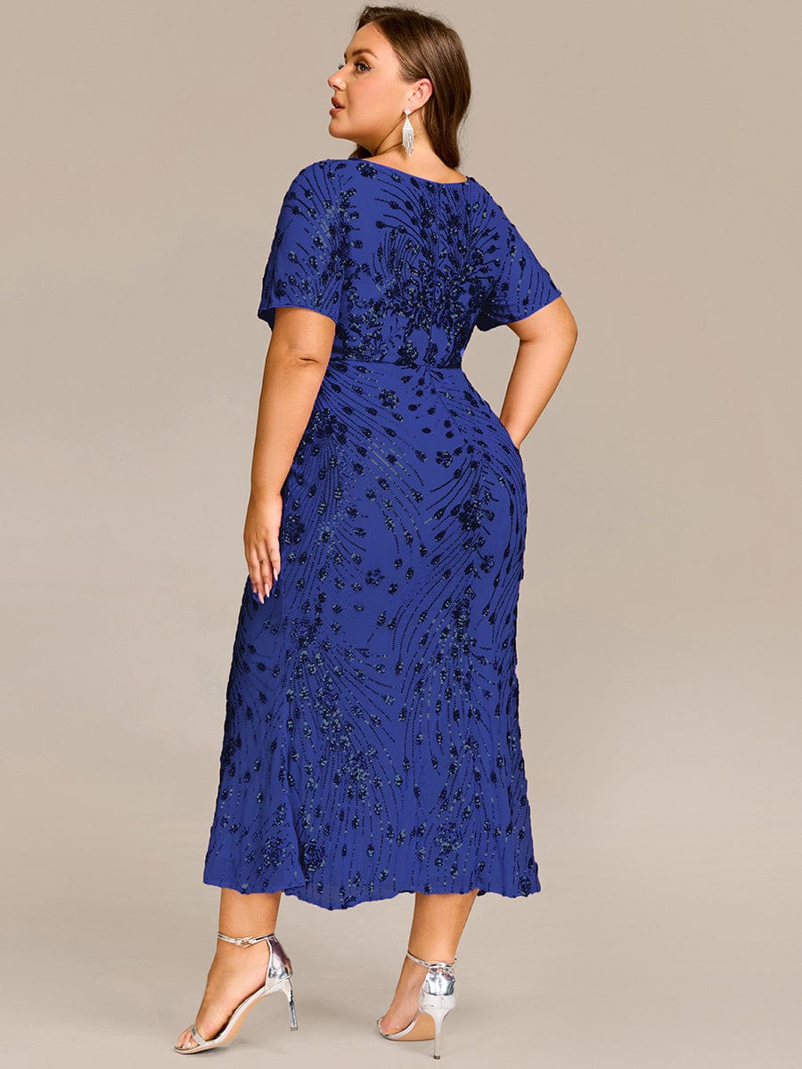 pretty HAYLEN|Plus Size Sequin Mermaid Formal Dress
