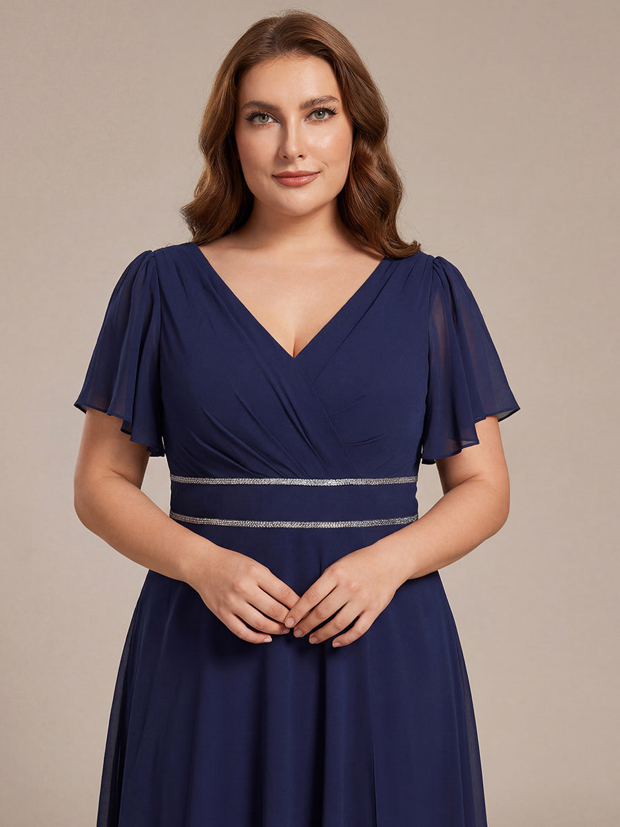 ever DAKOTA|High-Low Flowy Chiffon Wedding Guest Dress