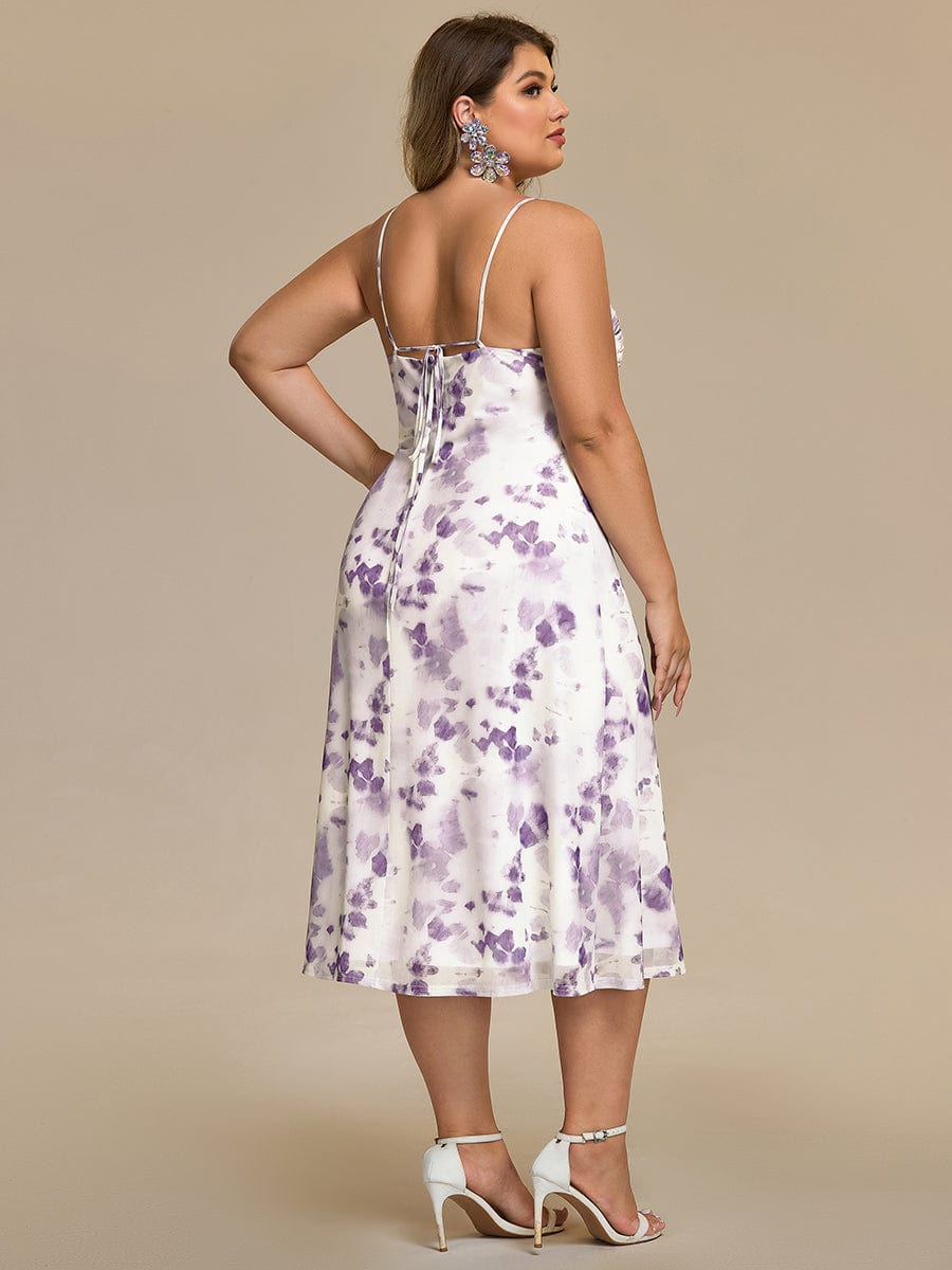 pretty ELYRA|Plus Size Printed Bodycon Wedding Guest Dress