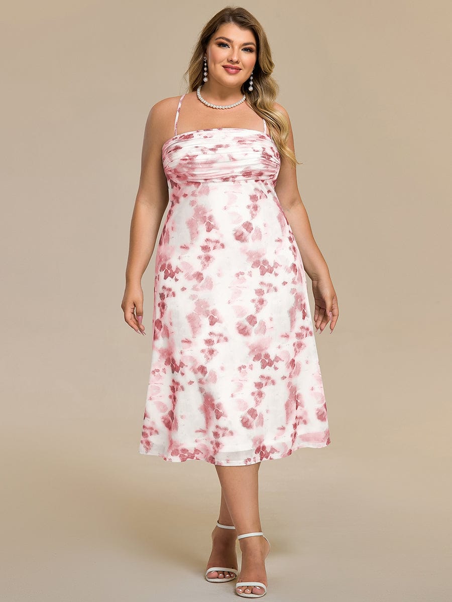 pretty ELYRA|Plus Size Printed Bodycon Wedding Guest Dress