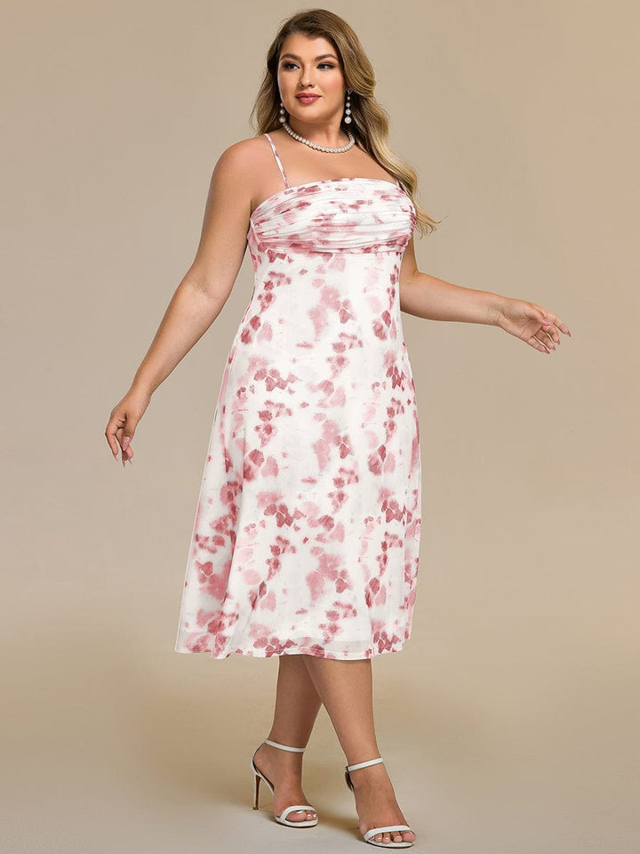 pretty ELYRA|Plus Size Printed Bodycon Wedding Guest Dress