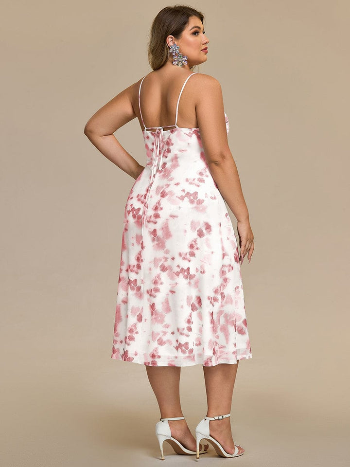 pretty ELYRA|Plus Size Printed Bodycon Wedding Guest Dress