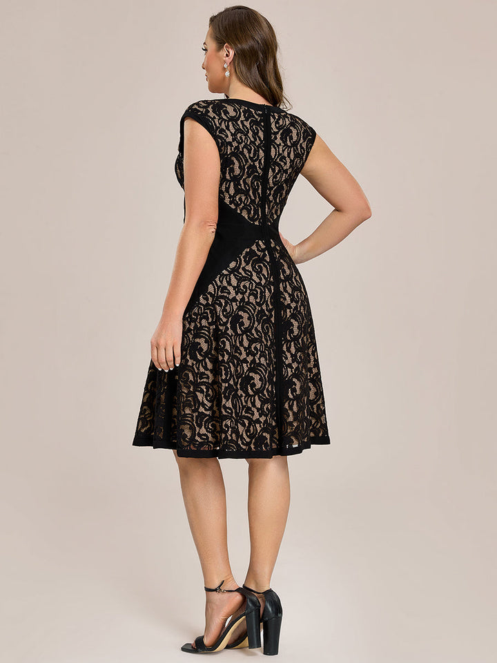 ever TOVE|See-through Lace Sleeveless High Stretch Wedding Guest Dress