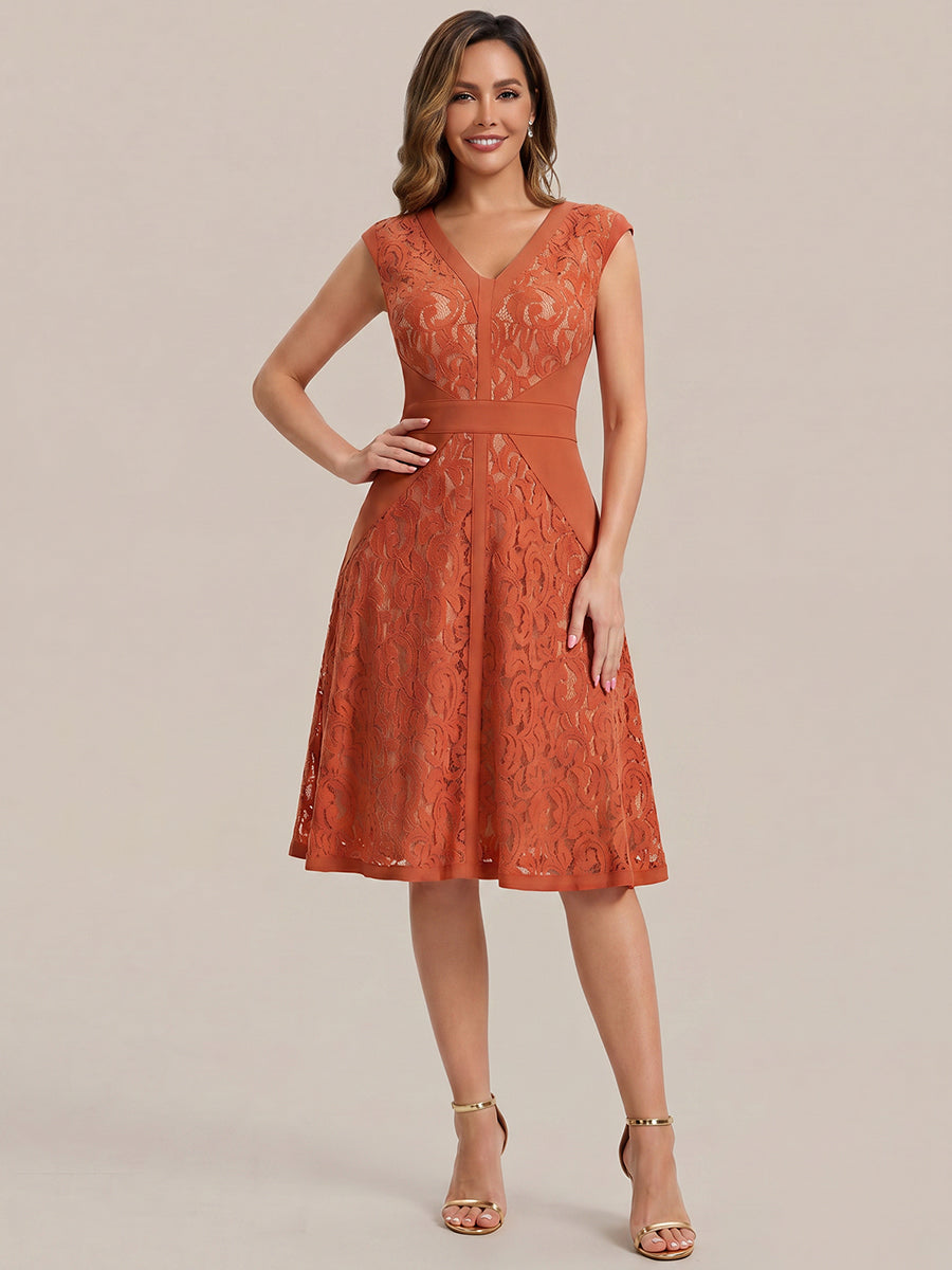 ever TOVE|See-through Lace Sleeveless High Stretch Wedding Guest Dress