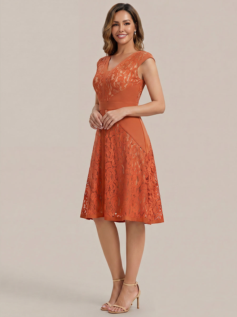 ever TOVE|See-through Lace Sleeveless High Stretch Wedding Guest Dress