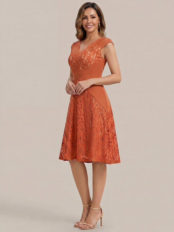 ever TOVE|See-through Lace Sleeveless High Stretch Wedding Guest Dress
