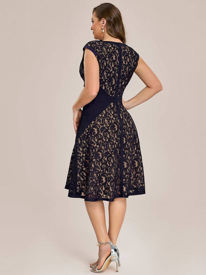 ever TOVE|See-through Lace Sleeveless High Stretch Wedding Guest Dress