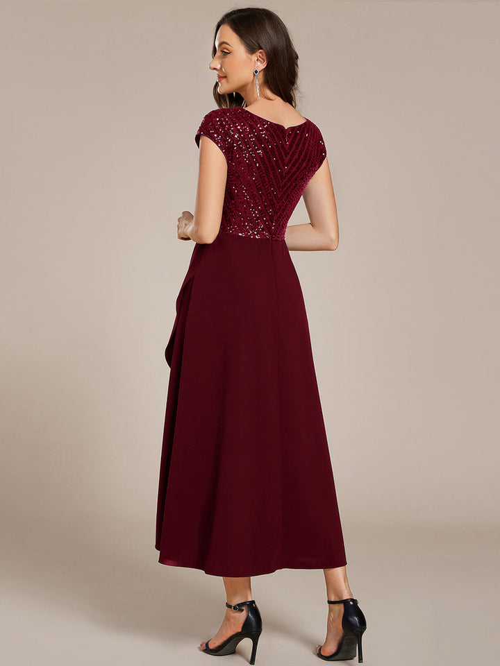ever BAYLOR|A-Line V-Neck Wedding Guest Dress