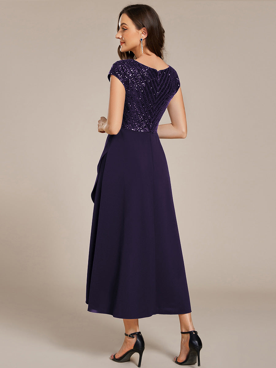 ever BAYLOR|A-Line V-Neck Wedding Guest Dress