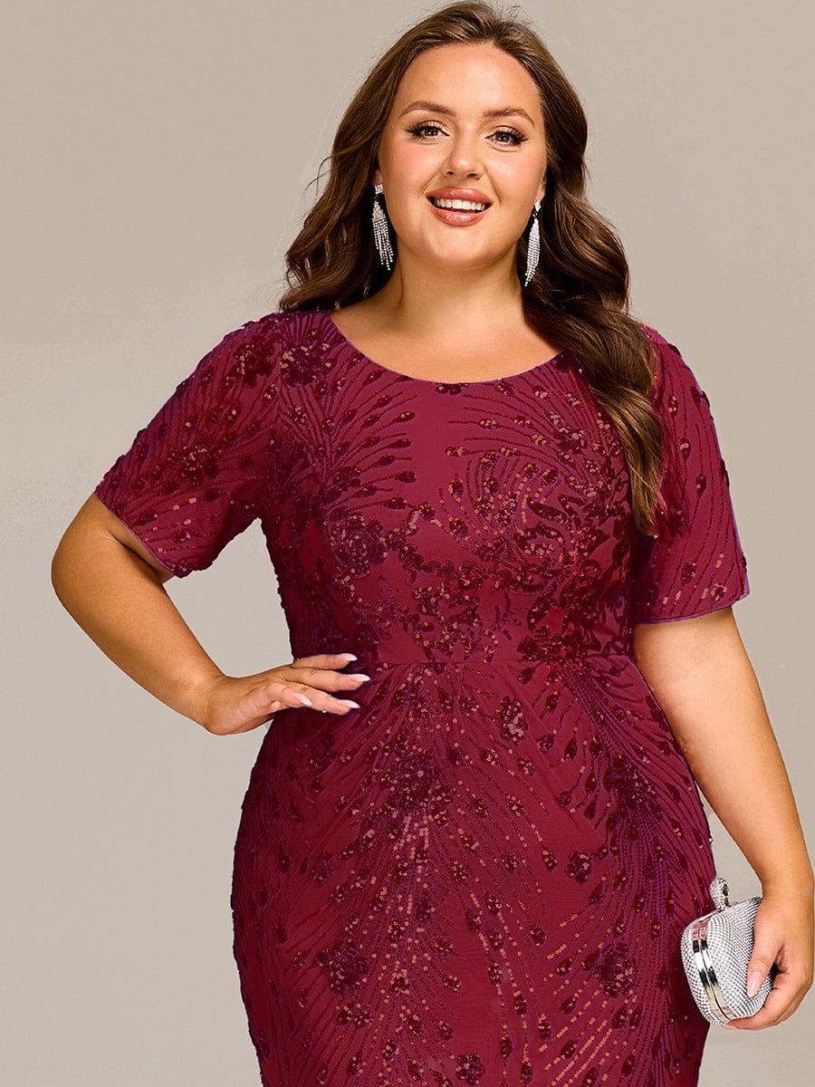 pretty HAYLEN|Plus Size Sequin Mermaid Formal Dress