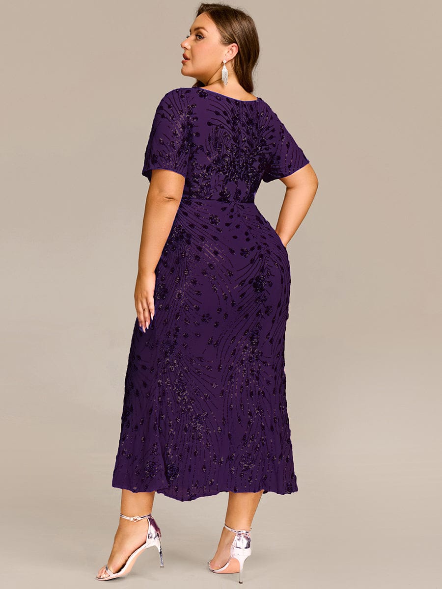 pretty HAYLEN|Plus Size Sequin Mermaid Formal Dress