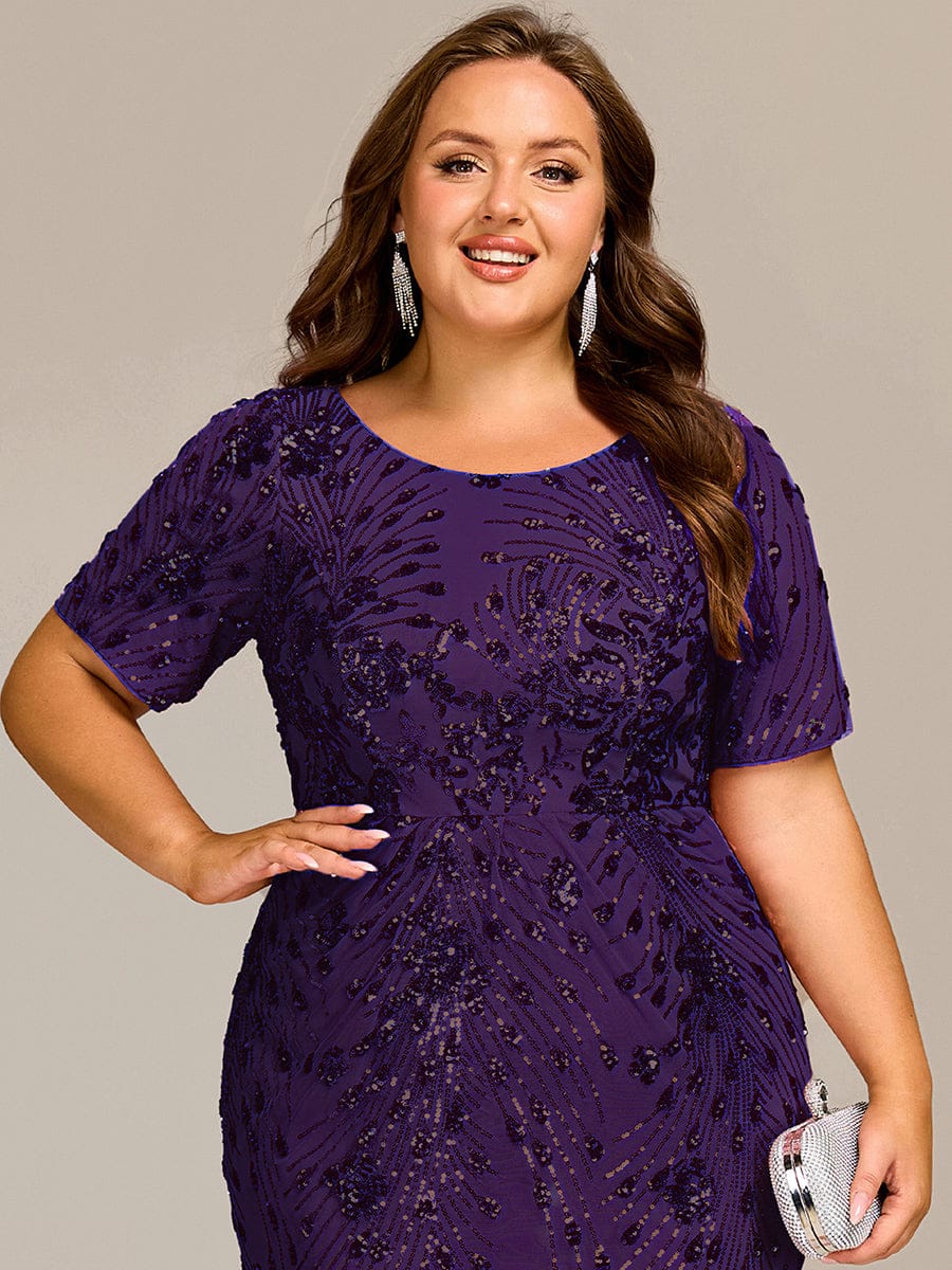 pretty HAYLEN|Plus Size Sequin Mermaid Formal Dress