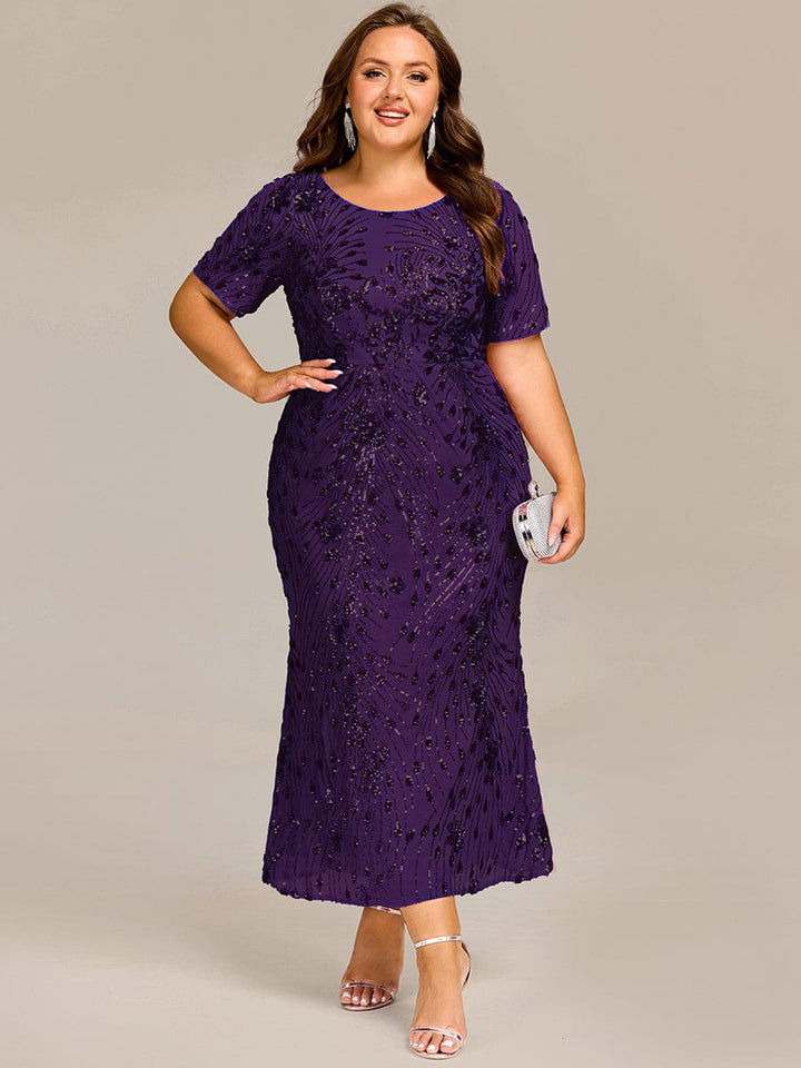 pretty HAYLEN|Plus Size Sequin Mermaid Formal Dress