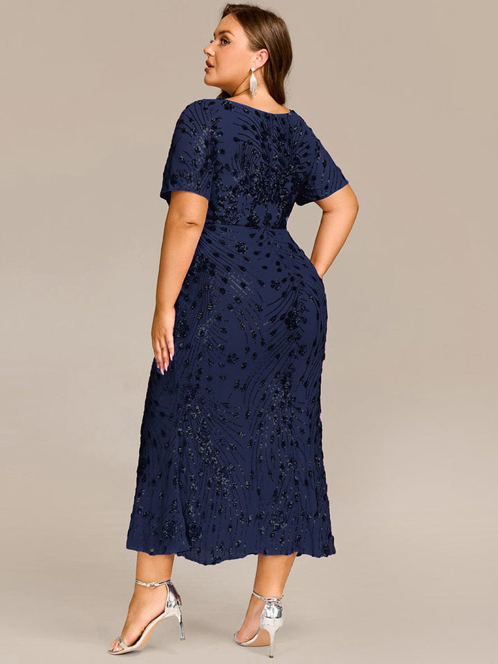 pretty HAYLEN|Plus Size Sequin Mermaid Formal Dress