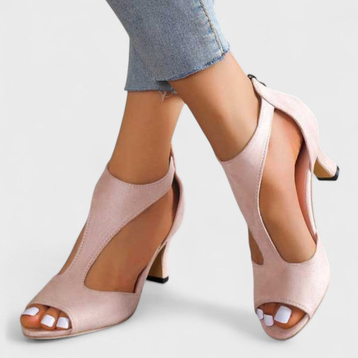 HAZEL | Orthopedic Block Heels for All-Day Comfort and Pain Relief