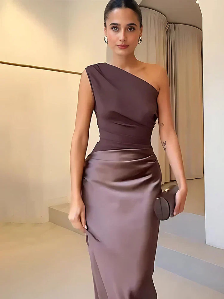 Satin Maxi Dress