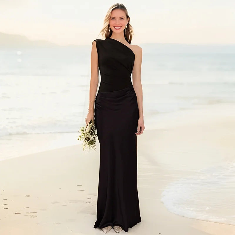 Satin Maxi Dress