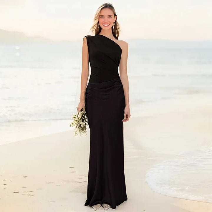 Satin Maxi Dress