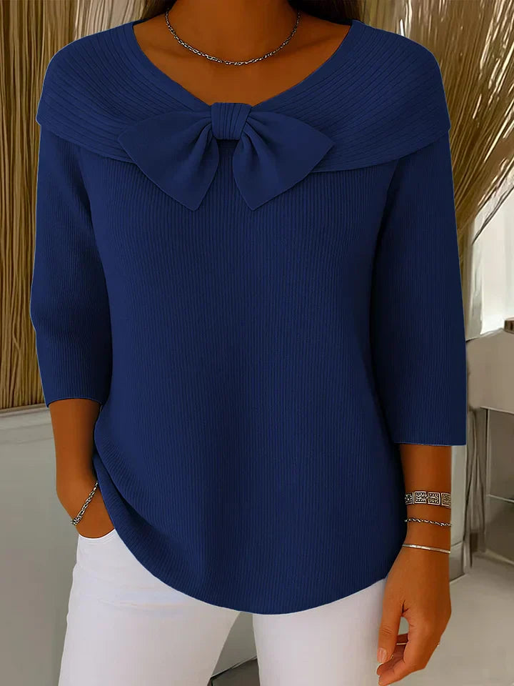 FLEUR | Elegant Top with Bow and Perfect Fit