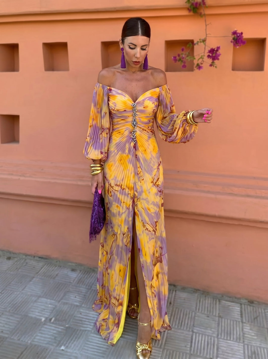 Kristine — Elegant Dress with V-Neck
