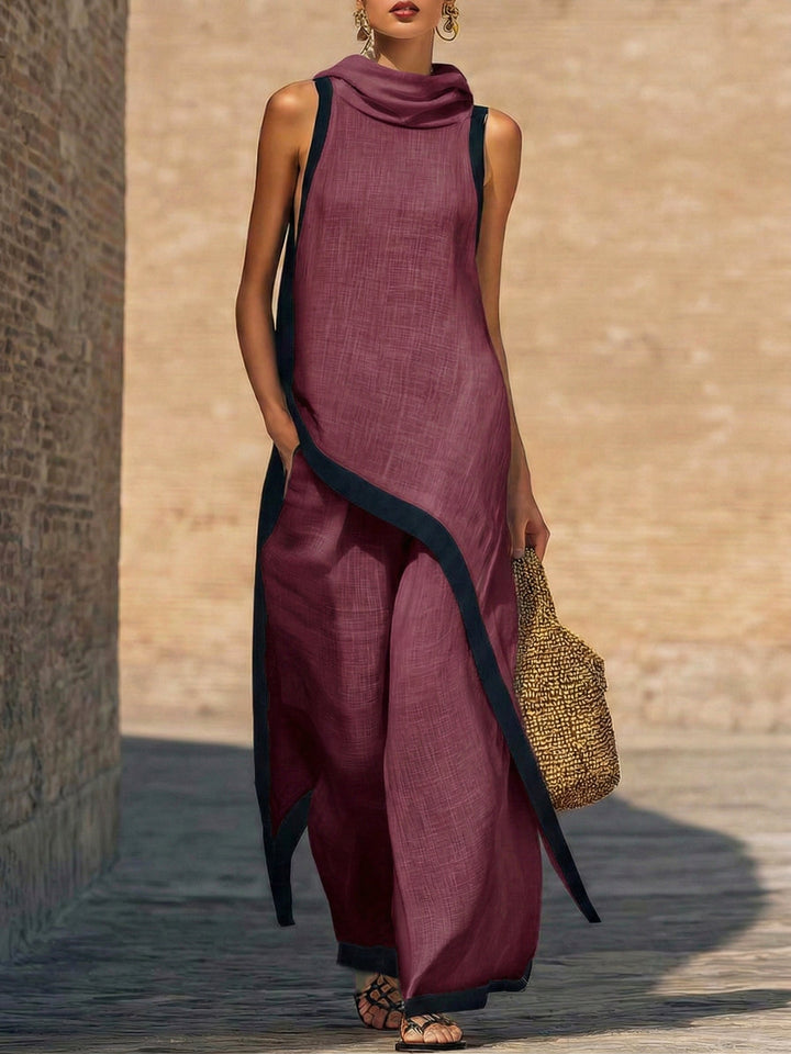 Wells | Elegant Two-Piece Set with Artistic Cut